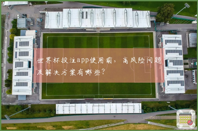 世界杯投注app使用前，高风险问题及解决方案有哪些？